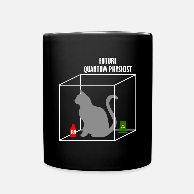 Quantum Physics Science Student Physicist Gift - Full Colour Mug - black