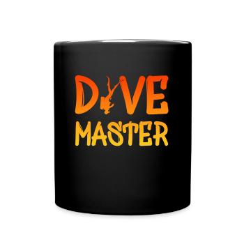 Dive Master - Tasse einfarbig - Schwarz - Vorne