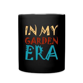 À l’époque de mon jardin - Mug uni - noir - Devant