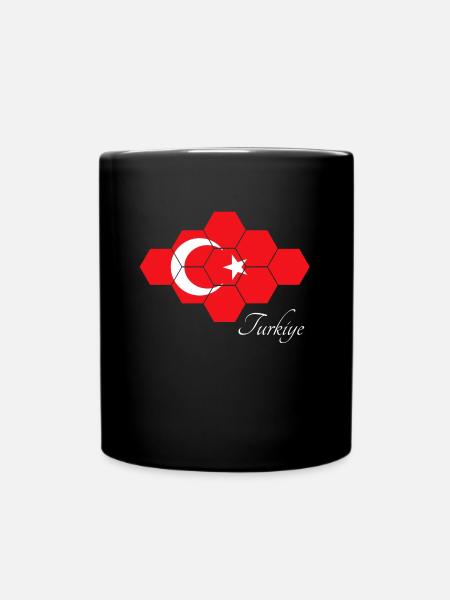 Türkei Turkiye - Tasse einfarbig - Schwarz