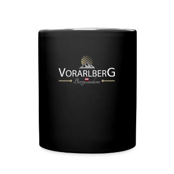 Vorarlberg Bergwandern - Tasse einfarbig - Schwarz - Vorne