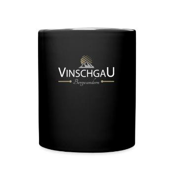 Vinschgau Bergwandern - Tasse einfarbig - Schwarz - Vorne