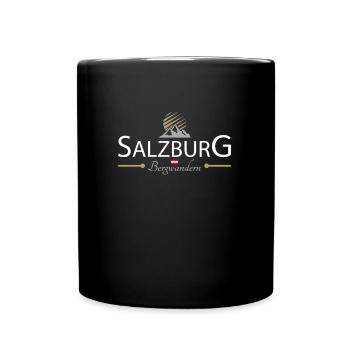 Salzburg Bergwandern - Tasse einfarbig - Schwarz - Vorne