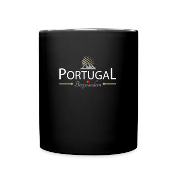 Portugal Bergwandern - Tasse einfarbig - Schwarz - Vorne