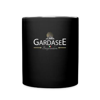 Gardasee Bergwandern - Tasse einfarbig - Schwarz - Vorne
