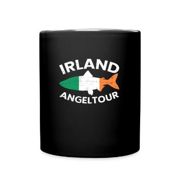 Irland Angeltour - Tasse einfarbig - Schwarz - Vorne