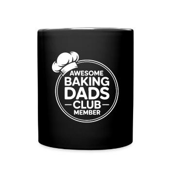 Baking Dads Club - Club der backenden Väter - Tasse einfarbig - Schwarz - Vorne