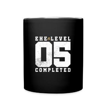 Marriage Level 5 Completed - Full Colour Mug - black - Front
