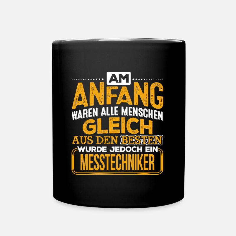 MESSTECHNIKER - Der Beste - Tasse einfarbig - Schwarz