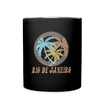 Rio de Janeiro - Tasse einfarbig - Schwarz - Vorne