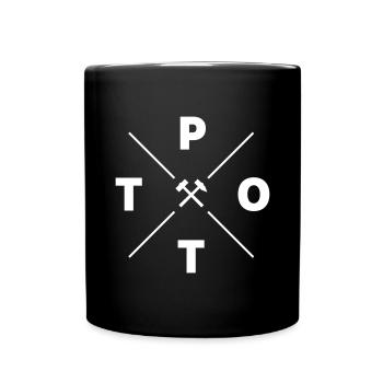 POTT | Cross - Full Colour Mug - black - Front