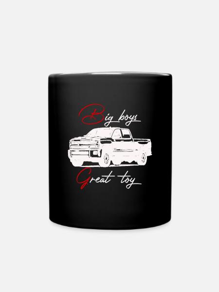 pick-up, off-road vehicle, off-road, car, 4x4, van - Full Colour Mug - black