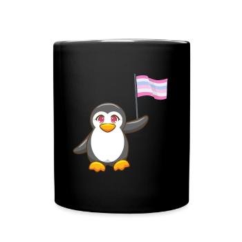 Gay Pride Antarctique Animal Penguin Intersexuel LGBT - Mug uni - noir - Devant