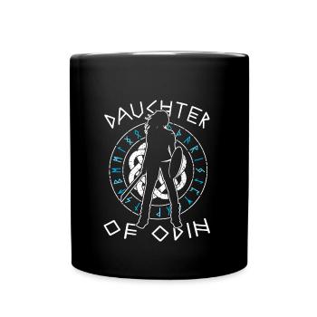Shield-Maiden - Daughter of Odin - Lagertha Viking - Tasse einfarbig - Schwarz - Vorne