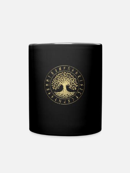 Arbre de vie de Lebensbaum - Mug uni - noir