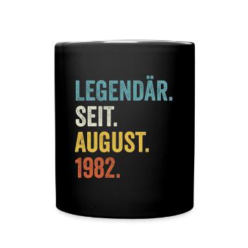 40 ans légendaires depuis août 1982 40e anniversaire - Mug uni - noir - Devant