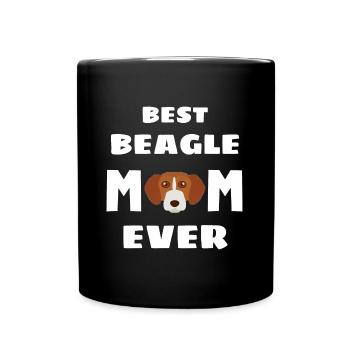 Best Beagle Mama Ever Dogs Beagle - Full Colour Mug - black - Front