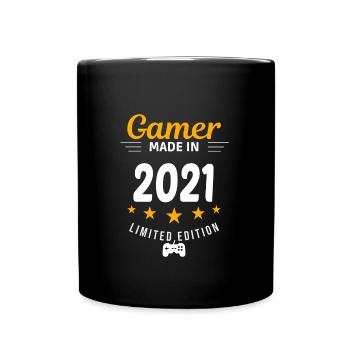 Gamer aus dem Jahr 2021 - Tasse einfarbig - Schwarz - Vorne