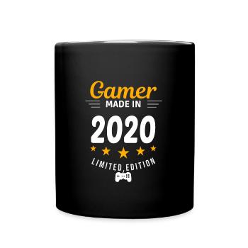 Gamer fait en 2020 - Mug uni - noir - Devant