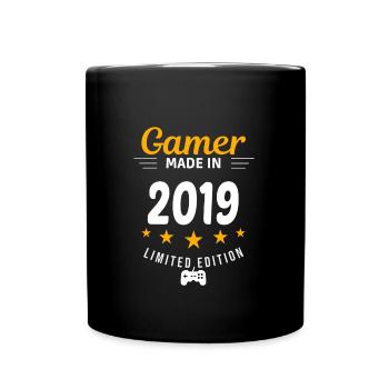 Gamer made in 2019 - Full Colour Mug - black - Front