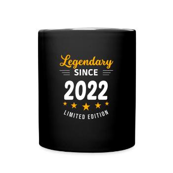 Légendaire depuis 2022 - Mug uni - noir - Devant