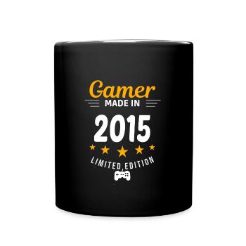 Gamer aus dem Jahr 2015 - Tasse einfarbig - Schwarz - Vorne