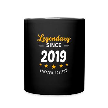 Legendary since 2019 - Full Colour Mug - black - Front