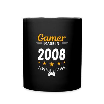 Gamer made in 2008 - Full Colour Mug - black - Front