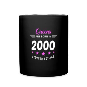 LES REINES SONT NÉES EN 2000 - Mug uni - noir - Devant