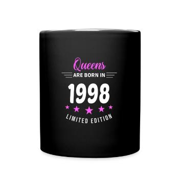 LES REINES SONT NÉES EN 1998 - Mug uni - noir - Devant