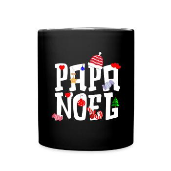 PAPA NOEL - Mug uni - noir - Devant