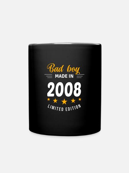 Bad boy made in 2008 - Full Colour Mug - black