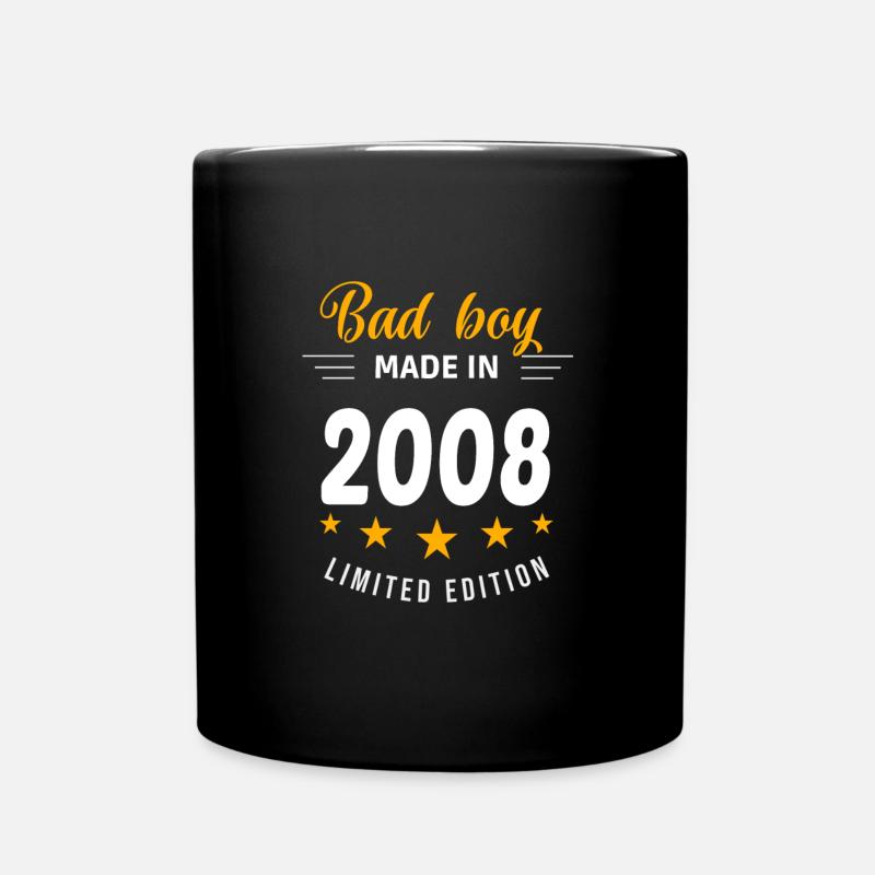 Bad boy made in 2008 - Full Colour Mug - black