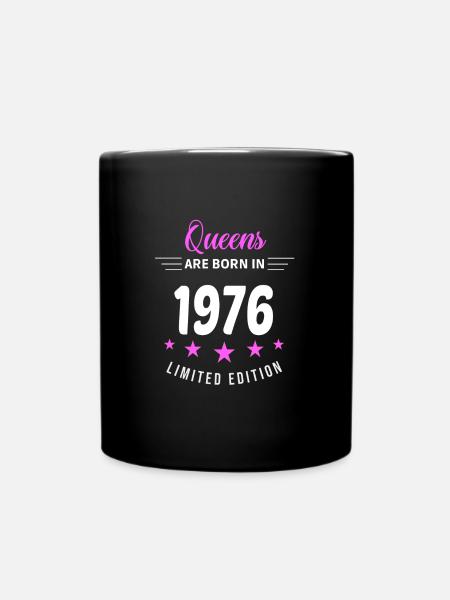 LES REINES SONT NÉES EN 1976 - Mug uni - noir