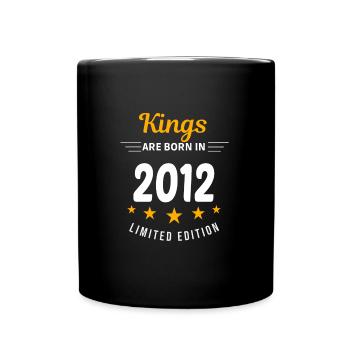 Könige SIND 2012 GEBOREN - Tasse einfarbig - Schwarz - Vorne
