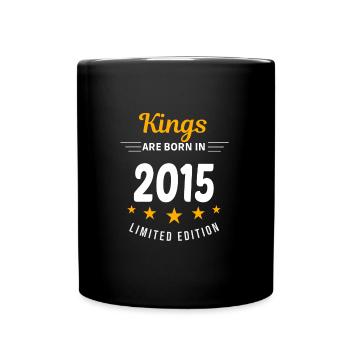 Könige SIND 2015 GEBOREN - Tasse einfarbig - Schwarz - Vorne