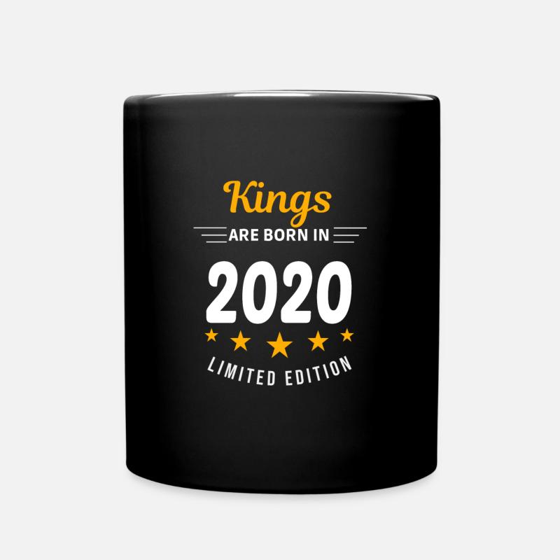 Könige WERDEN 2020 GEBOREN - Tasse einfarbig - Schwarz