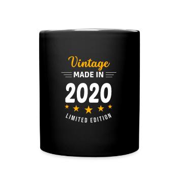 Vintage made in 2020 - Mug uni - noir - Devant