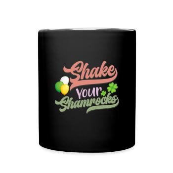 St Paddy's St Patricksday St Patrick Day - Full Colour Mug - black - Front