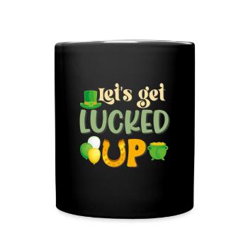 St Paddy's St Patricksday St Patrick Day - Full Colour Mug - black - Front