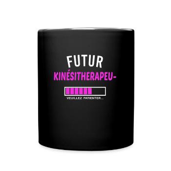 futur kinésitherapeute - Mug uni - noir - Devant
