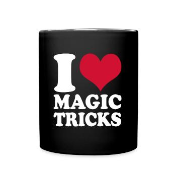 Magician I Love Magic Tricks - Full Colour Mug - black - Front