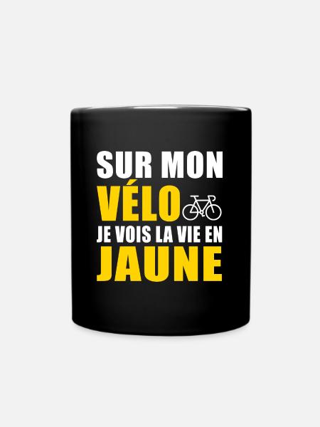 Vélo Cadeau Humour velo vélos velos - Mug uni - noir