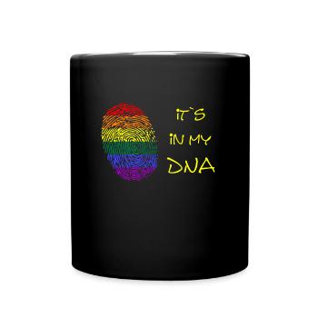 Lgbtq, LGBT, Gay Pride - Tasse einfarbig - Schwarz - Vorne