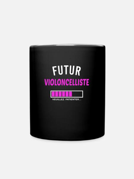 futur violoncelliste - Mug uni - noir