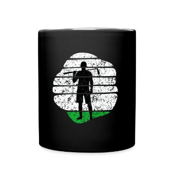 Golfspieler Golfsport Golf-Putts Golf Golfplatz - Tasse einfarbig - Schwarz - Vorne