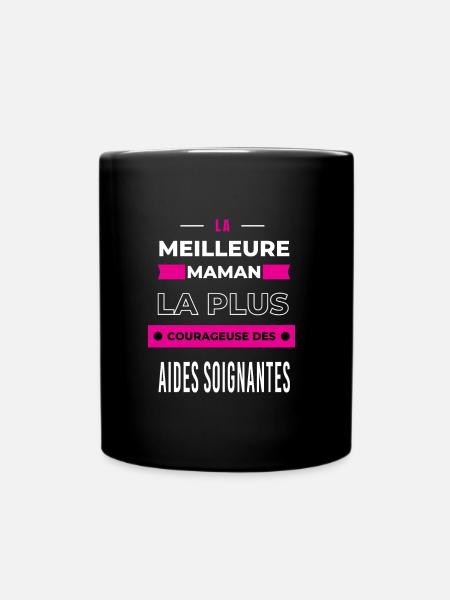meilleur mamanplus courageuse des aides soignantes - Mug uni - noir