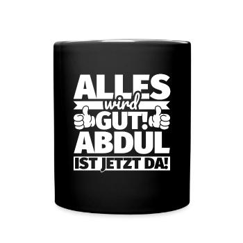 Abdul Vorname Geschenk lustiger Spruch - Tasse einfarbig - Schwarz - Vorne