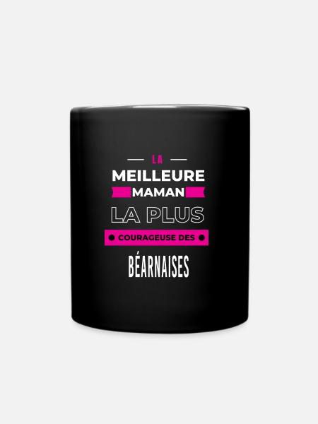 Le meilleur maman plus courageuse des Béarnaises - Mug uni - noir