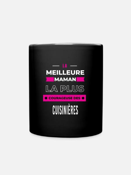 Le meilleur maman plus courageuse des cuisinières - Mug uni - noir